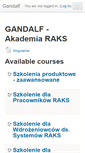 Mobile Screenshot of gandalf.raks.pl